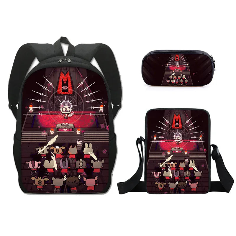 Cartoon Popular cult of the lamb 3D Print 3pcs/Set pupil