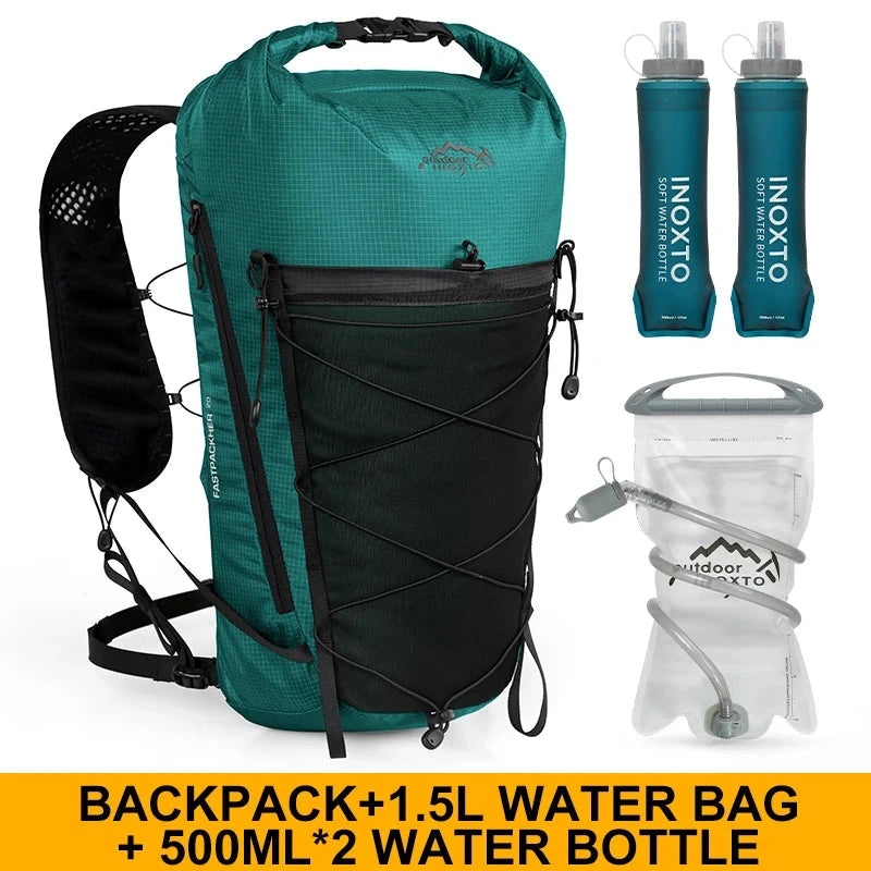 Hiking Backpack for Men and Women, Waterproof Camping GlowCart