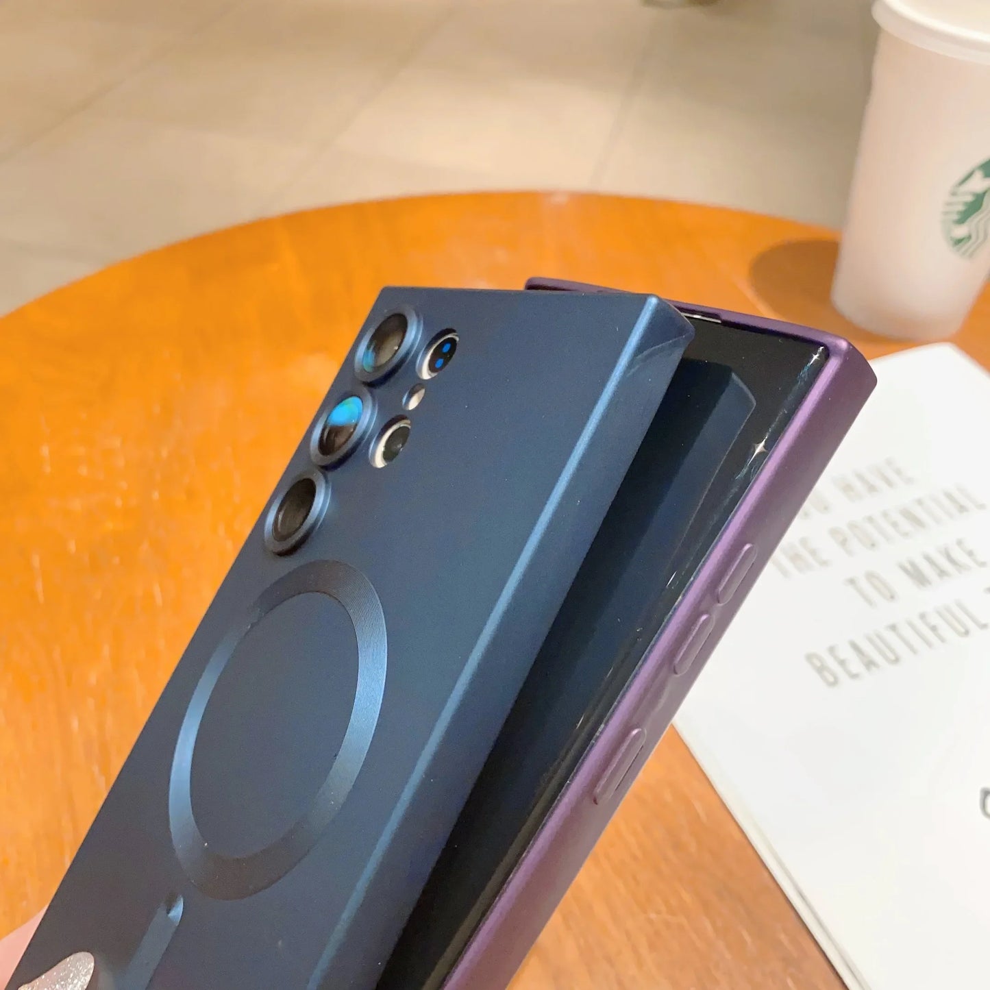 Luxury For Magsafe Magnetic Case For Samsung Galaxy S24 S25