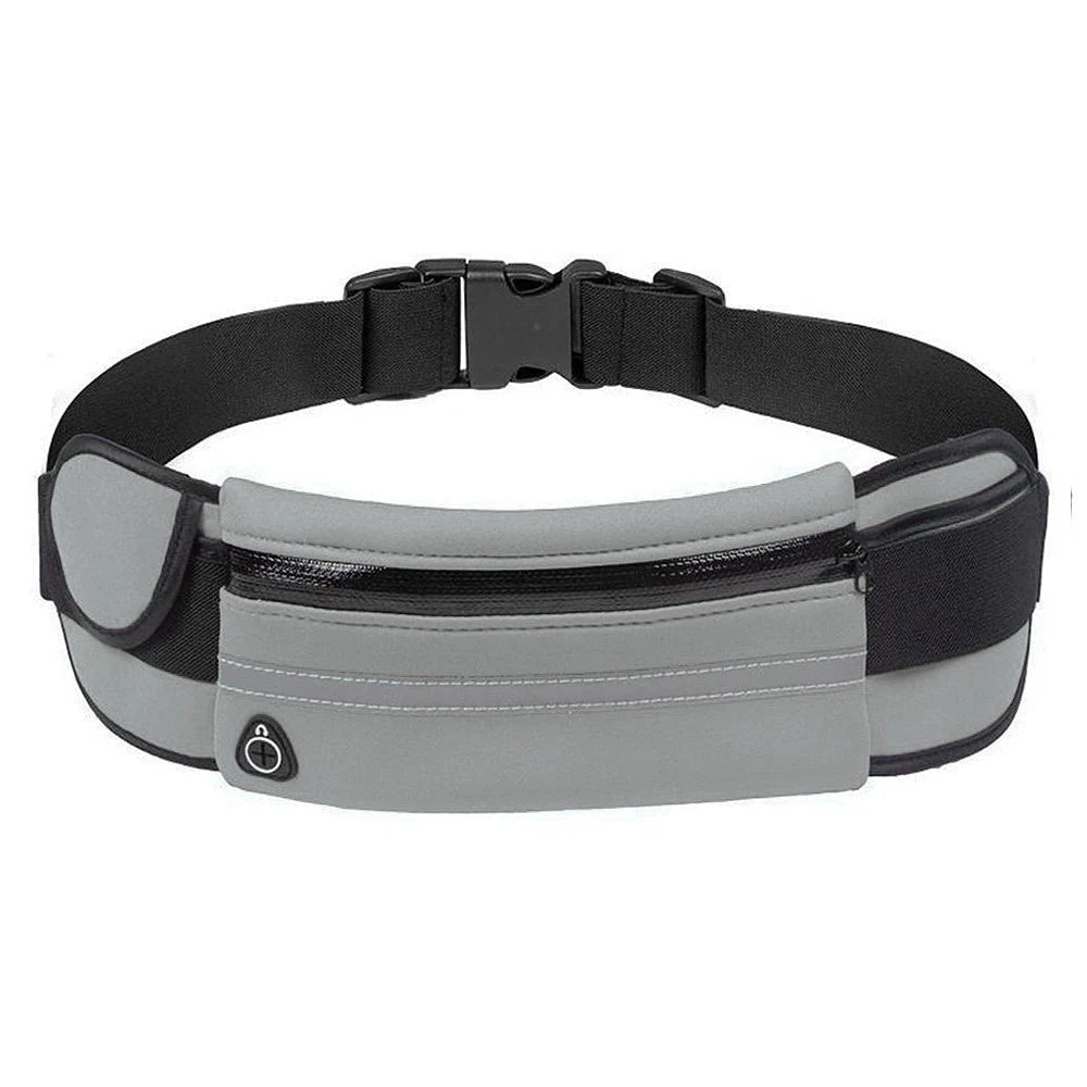 Running Belt Waist Bag with Water Bottle Holder Sports Fanny Pack Women Men Hydration Phone Holder Pouch GlowCart