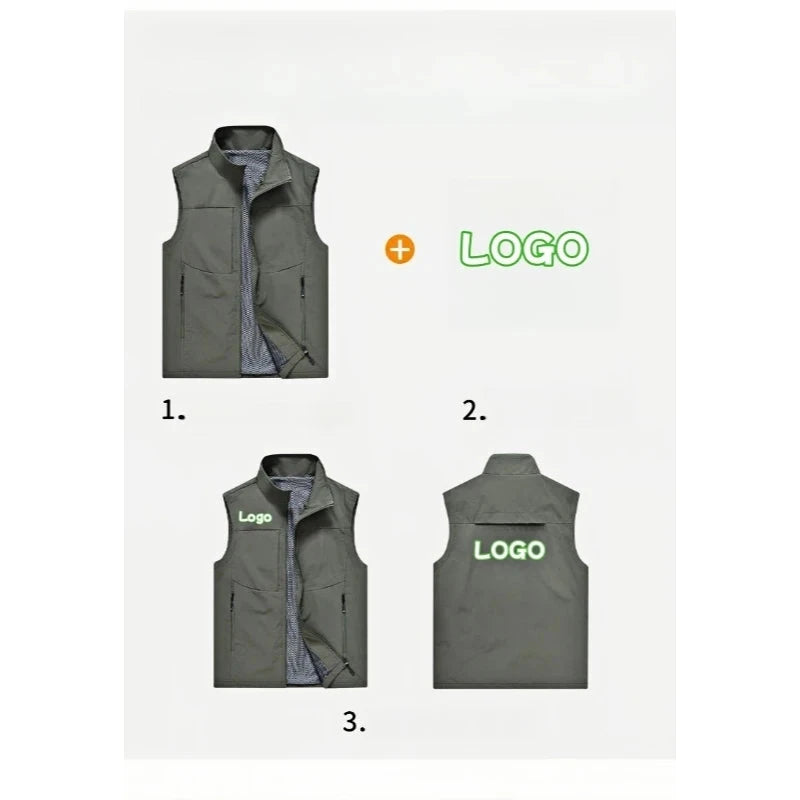 Men‘s Vests Casual Winter Fleece Warm Waistcoats Fashion GlowCart