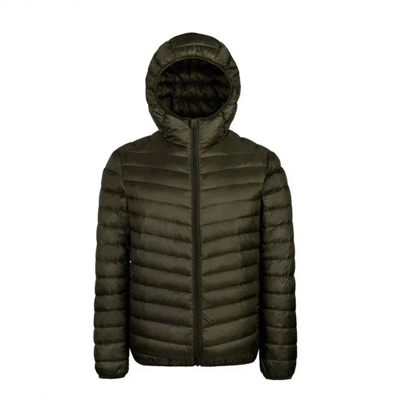 Down Jacket Men's 2025 New 90% White Duck Down Super Light GlowCart