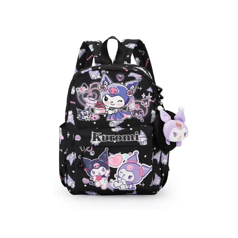 Cute HelloKitty Kuromi Children School Stationery Bag Kawaii GlowCart