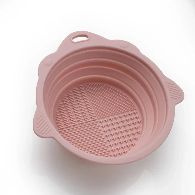 Multi-functional Silicone Makeup Brush Cleaning Bowl Powder GlowCart