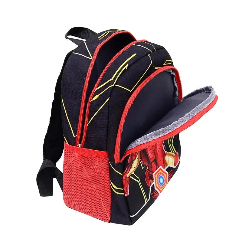 Children schoolbag Spiderman backpack weight-reducing kindergarten Iron Man backpack boys and girls cartoon backpack GlowCart