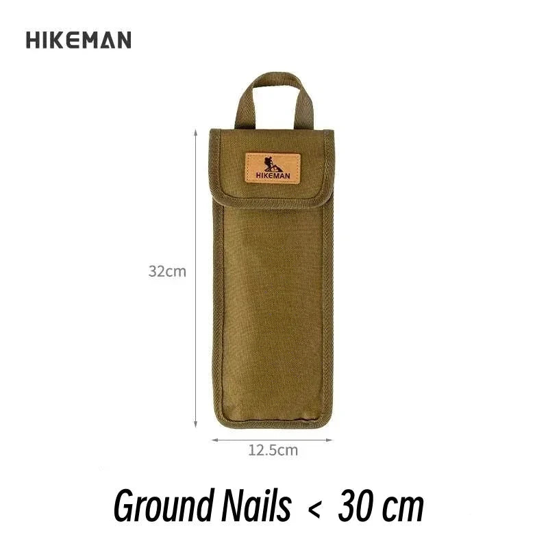 Camping Tent Peg Storage Kit – Waterproof Organizer Pouch GlowCart