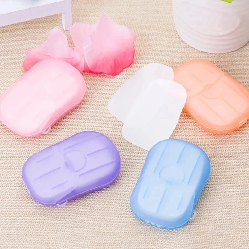 Portable Soap Paper Disposable Travel Camping Mini Cleaning GlowCart