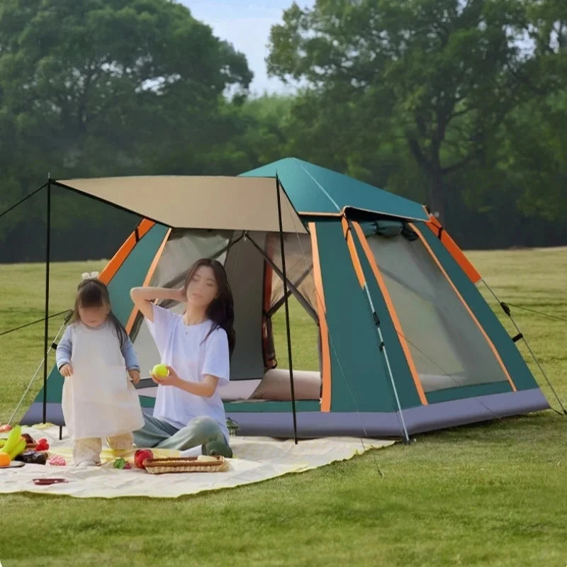 Outdoor Portable Camping Tent Fully Automatic Tent Sunshade GlowCart