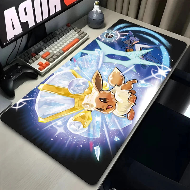 Kawaii Japan Anime Mouse Pad PC Colorful E-eevee Gamer GlowCart