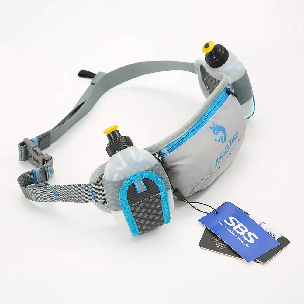 JUNGLE KING NewCY2675 Hydration Waist Belt Bag for Marathon Jogging Cycling Running Phone Holder with Water Bottle Pouch Fanny P GlowCart