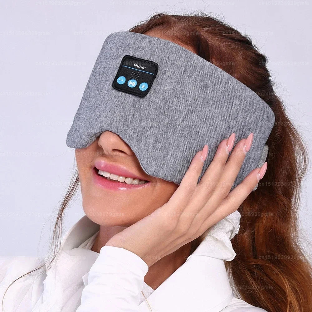 Mask for Sleep Headphones Bluetooth Travel 3D Eye Mask Music GlowCart