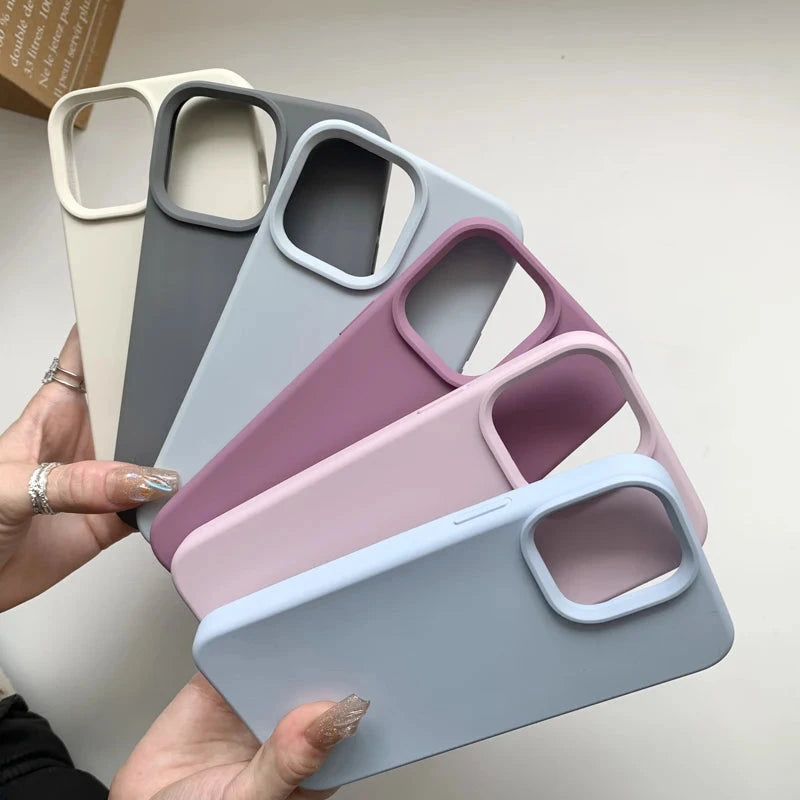 Liquid Silicone Case For Apple iPhone 15 16 14 13 12 11 17 GlowCart