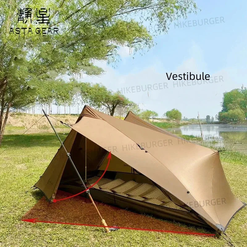 ASTAGEAR Shanchun 2P Ultralight Tarp Tent Outdoor Camping GlowCart