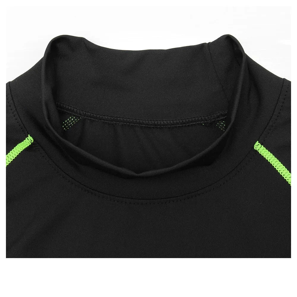 Men Sport T-shirt Quick Dry Bodybuilding Running Shirt Long GlowCart