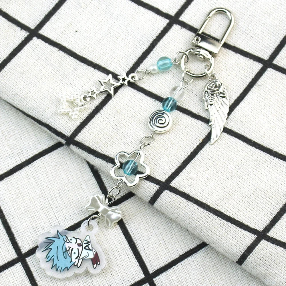 Anime Alien Stage Ivan Till Cosplay Key Chain Acrylic Kawaii GlowCart