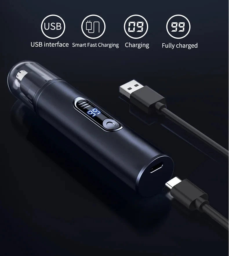 Mini Pocket Nose Hair Trimmer Painless Clipper Nose Ears GlowCart