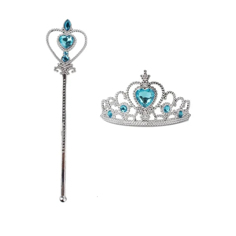 Girls Snow Queen Elsa Kids Costumes for Girl 2025 Carnival GlowCart