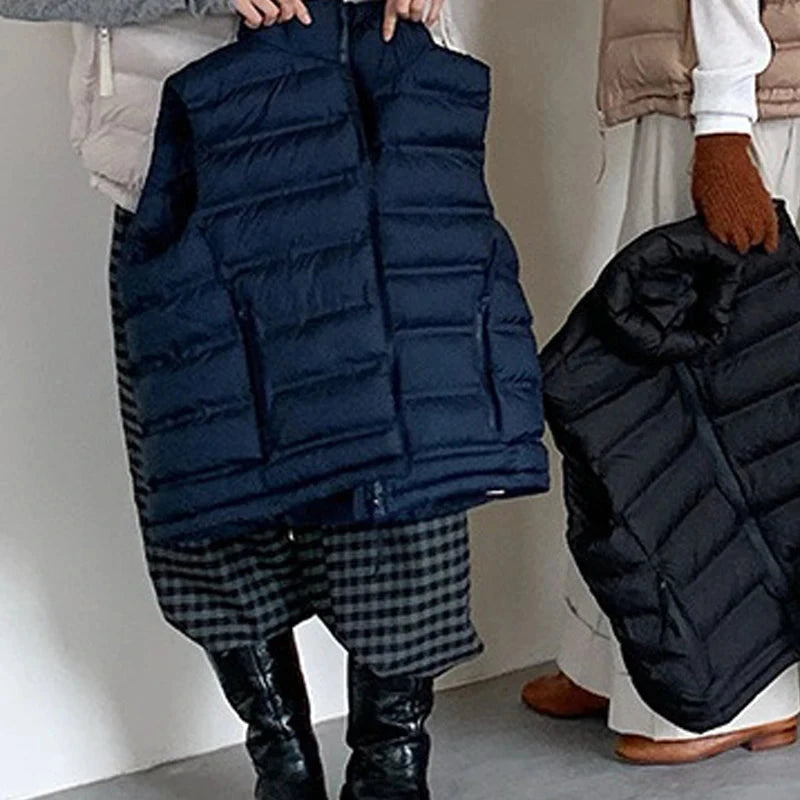 VigoAnne 2025 New Down Cotton Vest Women Autumn Winter Short GlowCart