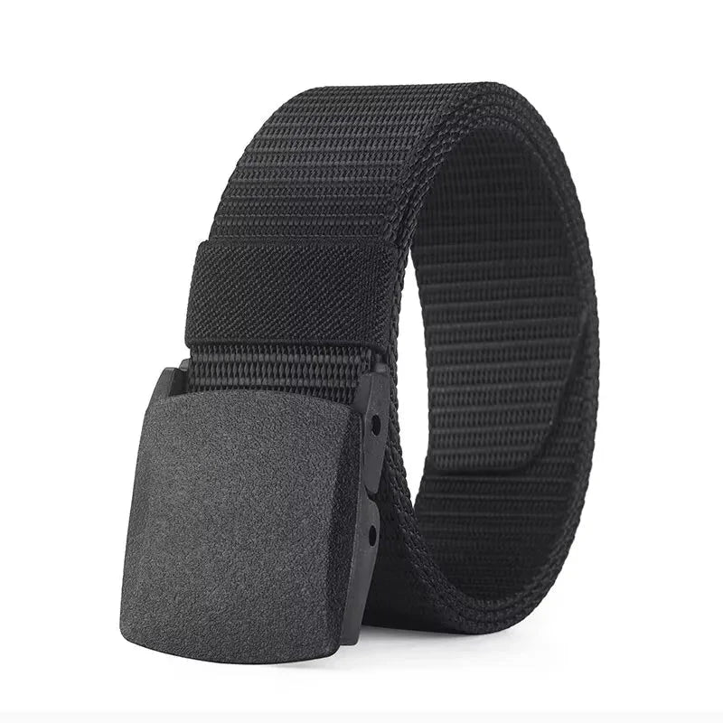 Men's Belt Outdoor Casual Canvas Belt Metal Free Training GlowCart