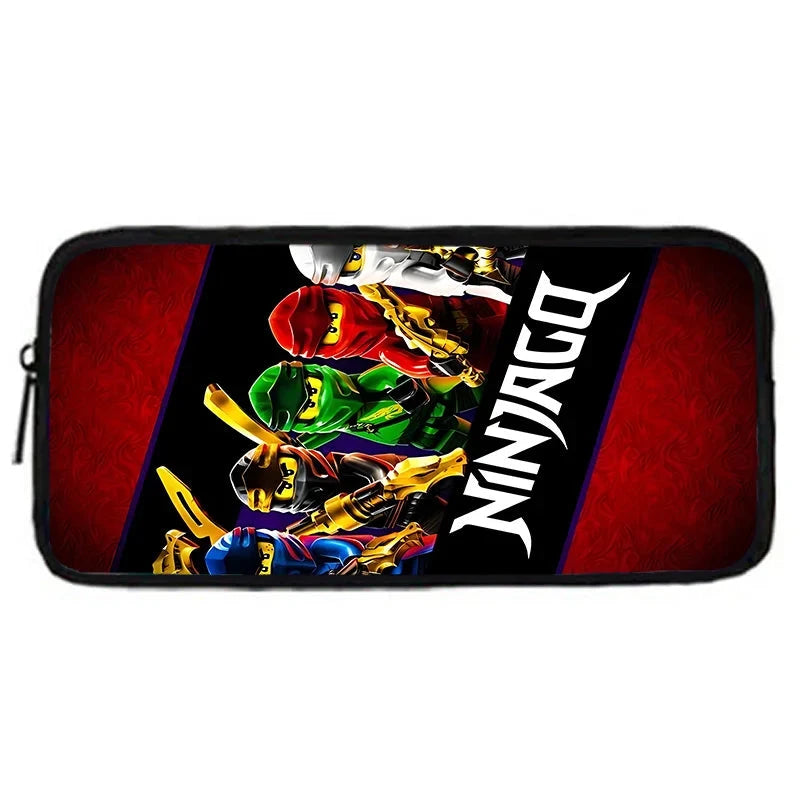 Child School Sports Game N-NinjagoS Backpack with Lunch Bags ,Pencil Bags ,School Bags for Boys Girls Best Gift GlowCart