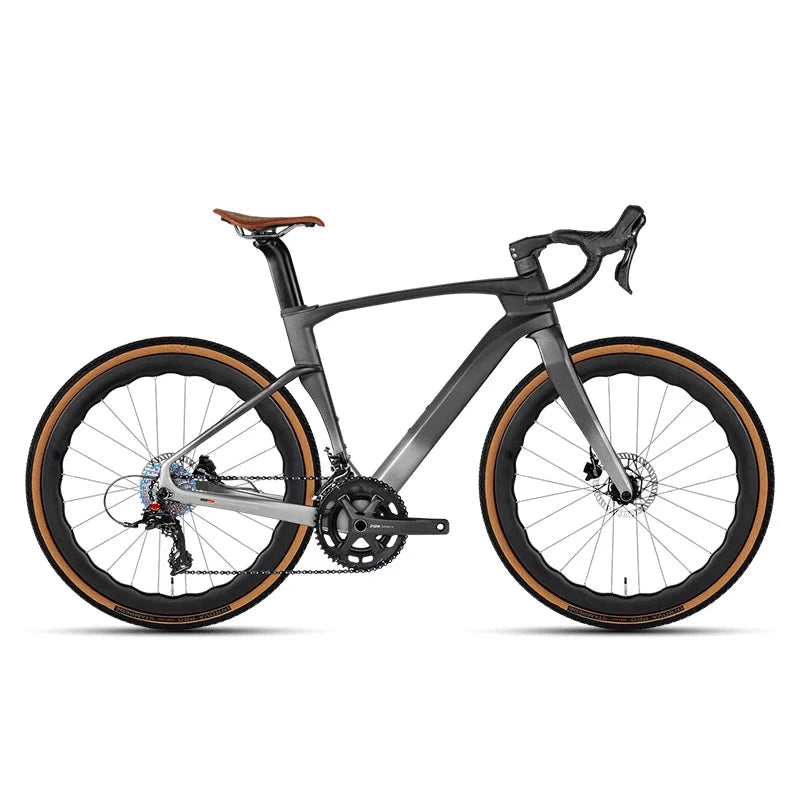 2025 TWITTER Gravel V3 Carbon Fiber Gravel Bike 700*40C SENSAH RS-2*12S Hydraulic Brake Bicycle With Carbon Wheels For Men Women GlowCart