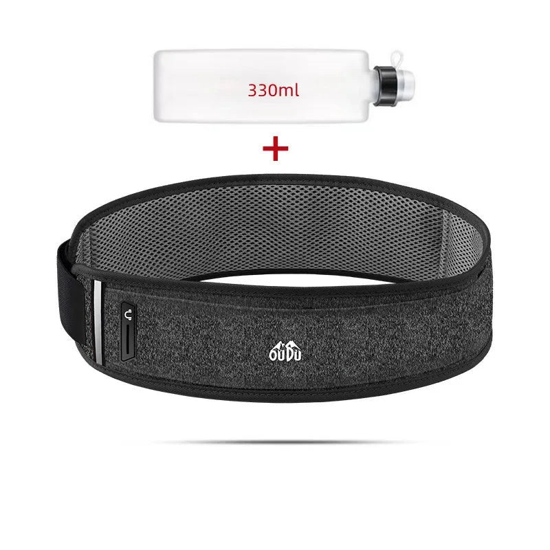 Running Belt Waist Bag with Water Bottle Women Sports Fanny Pack Men Phone Pouch Jogging Gym Bags Hydration Run Accessories GlowCart