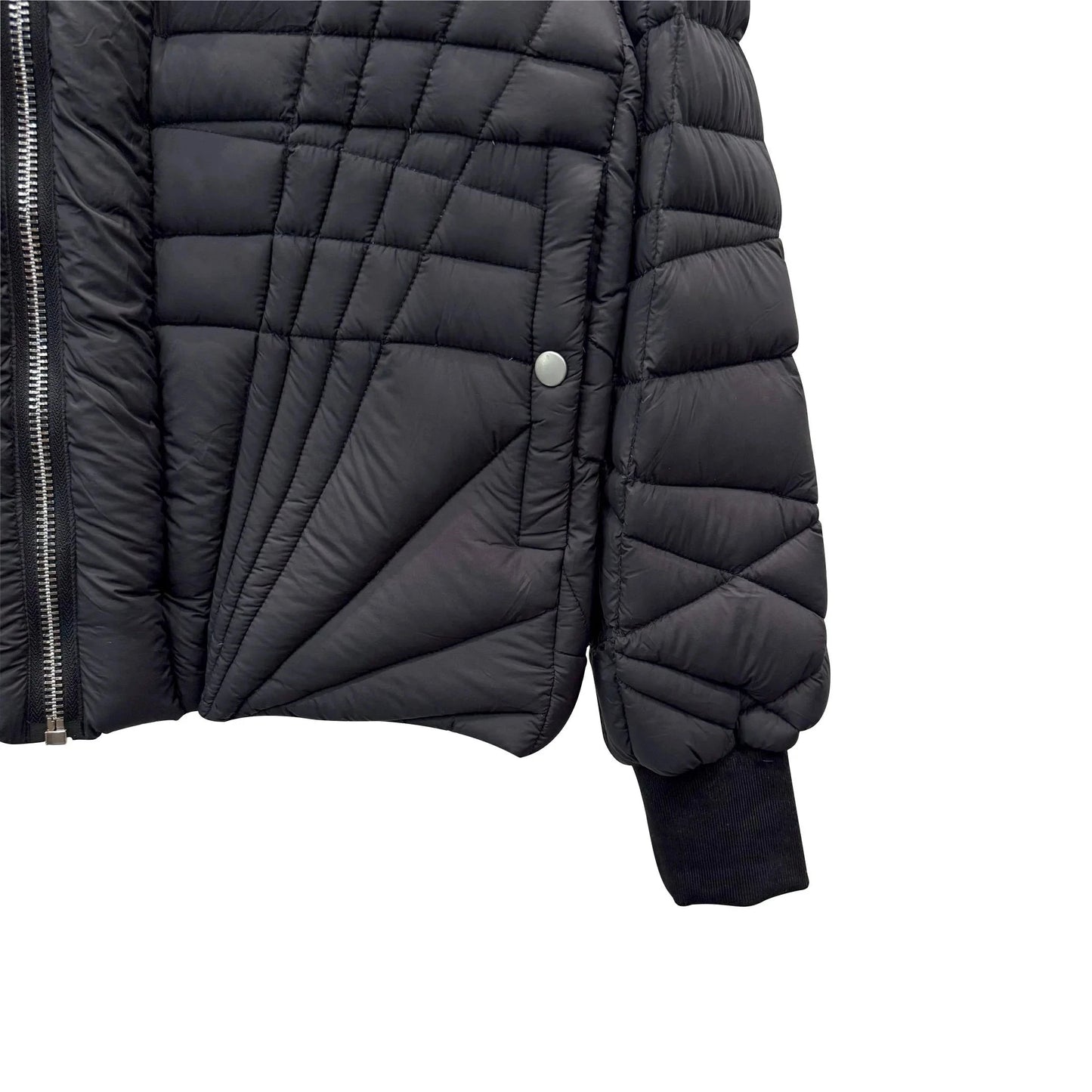 Men and women Thin Quilted Bomber Jacket Stitching Design GlowCart