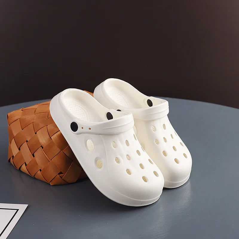 Mens Summer Beach Sandals Unisex Casual Garden Clogs Outdoor Wide Toe Cross Sandals for Ladies Non Slip House Shower Slippers GlowCart