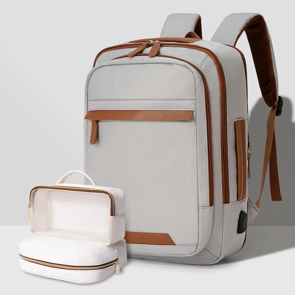 High-Quality USB Rechargeable Backpack Men's Waterproof Bag GlowCart