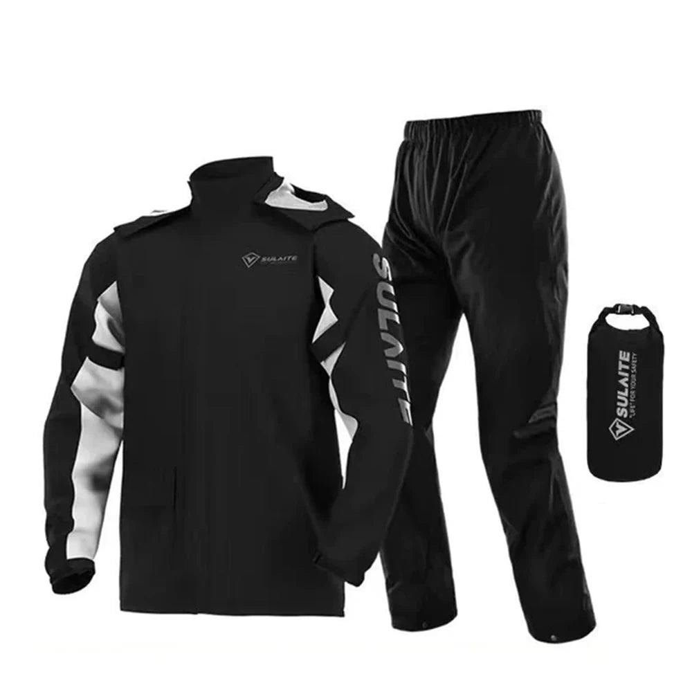 Motorcycle Raincoat Waterproof 100% Motorcycle Rider GlowCart