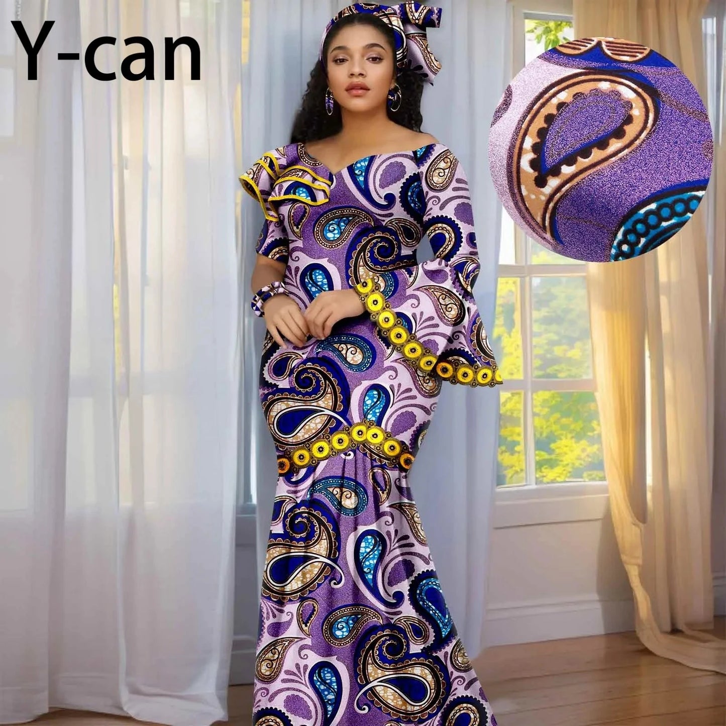 New Fashion African Birthday Dresses for Women Luxury Ankara GlowCart