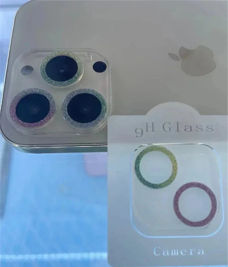 Bling Glitter Diamond Clear Camera Lens Protector Case for GlowCart