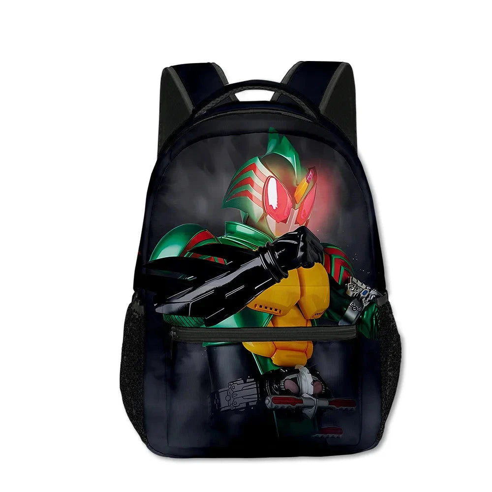 Cartoon Popular Funny Kamen Rider student Bookbag Notebook GlowCart
