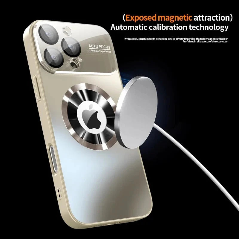 New Titanium Metallic Luxury Matte Case For iPhone 16 15 14 GlowCart