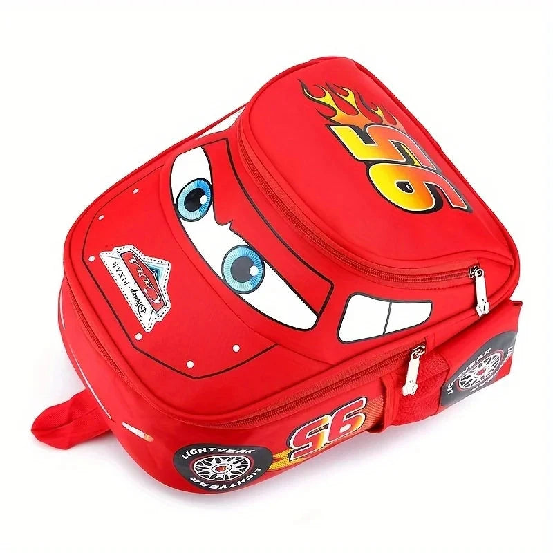 Disney 2025 New Kindergarten School Bag Cute Children's Backpack Cartoon Bag Cute Children's Backpack CartoonCar Backpack Casual GlowCart