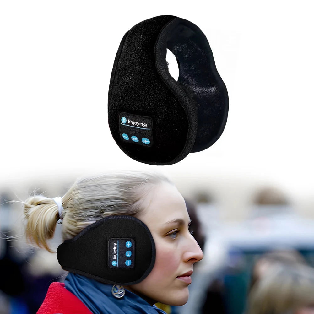 Wireless Adjustable Bluetooth Earmuffs Headphones Winter Ear GlowCart