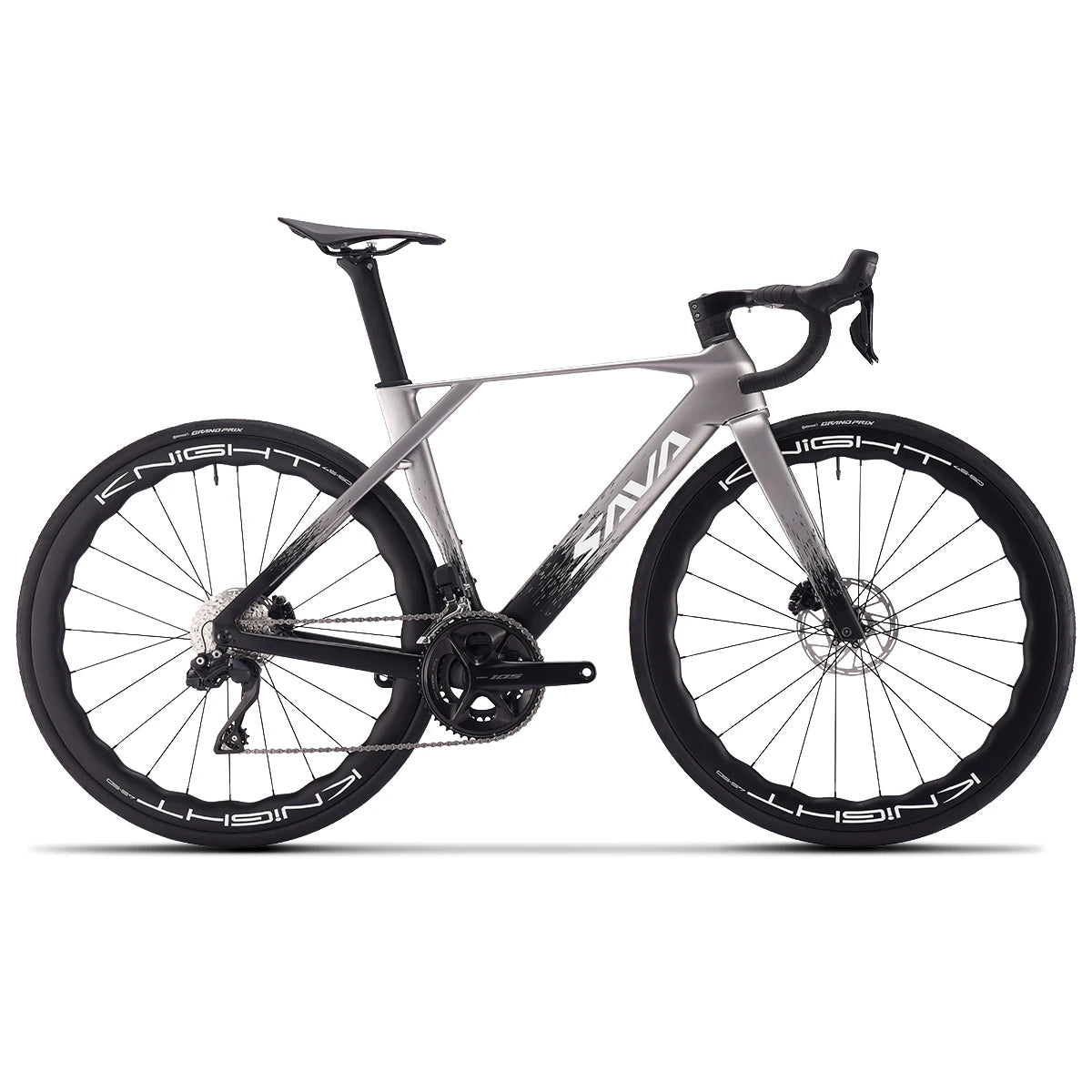 SAVA NEW Blade SLR7 C60 Carbon Fiber Road Bike, 700C Adult DI2 Bike, with SHIMANO 105 Di2 R7170 Components, Full Carbon Racing GlowCart