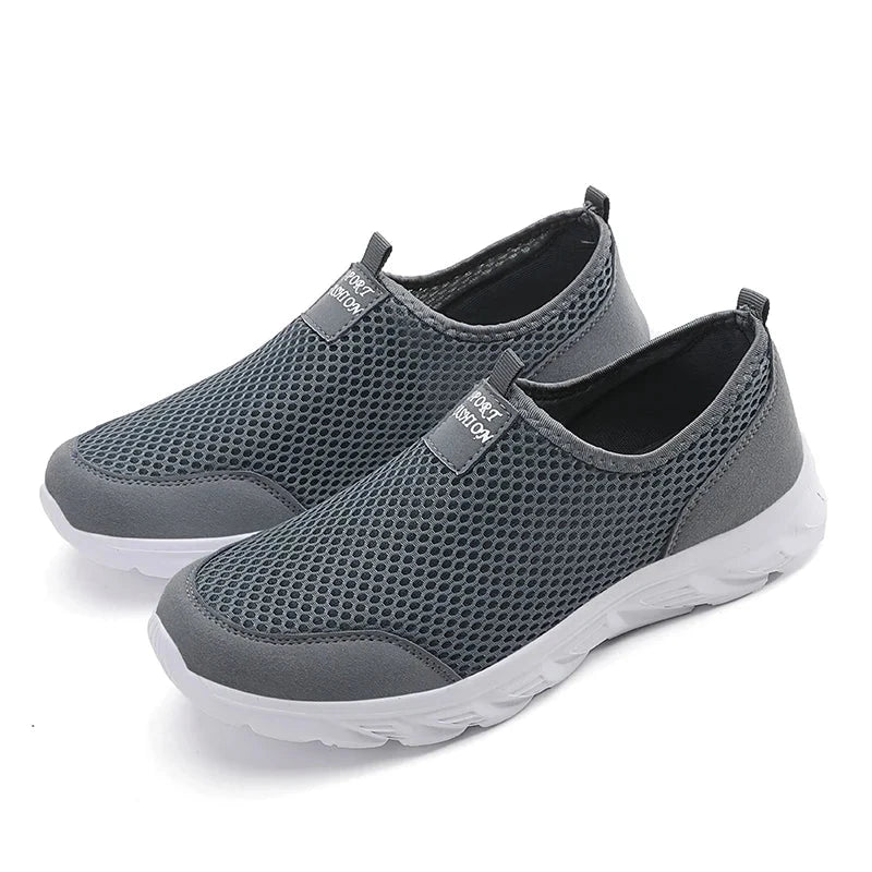 2023 Lightweight Men Casual Shoes Breathable Slip on Male GlowCart