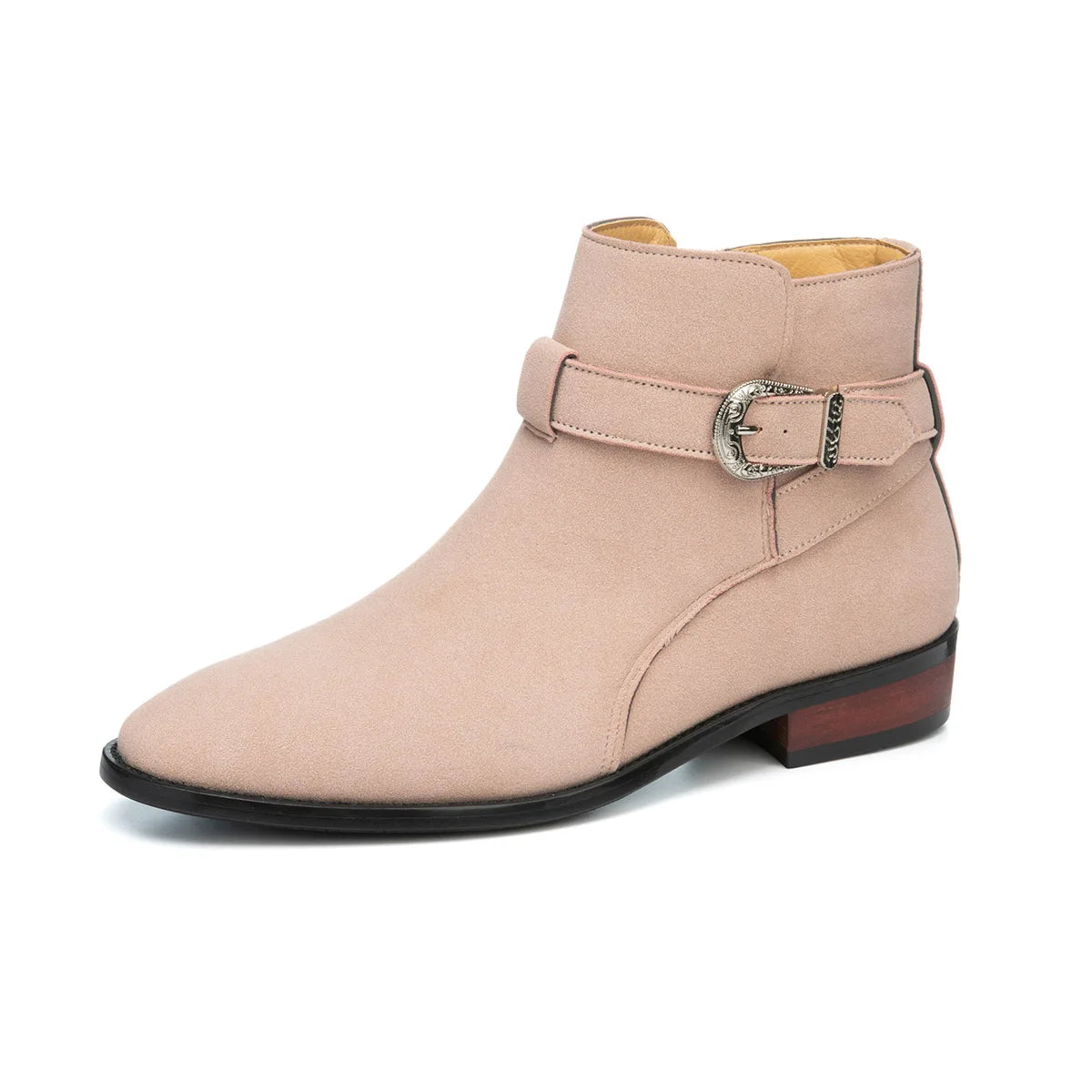 2025 New Men's Ankle Boots Fashion Comfortable Leather Botas Classic Outdoor Motorcycle Boots Non-Slip Male Walking Footwear GlowCart