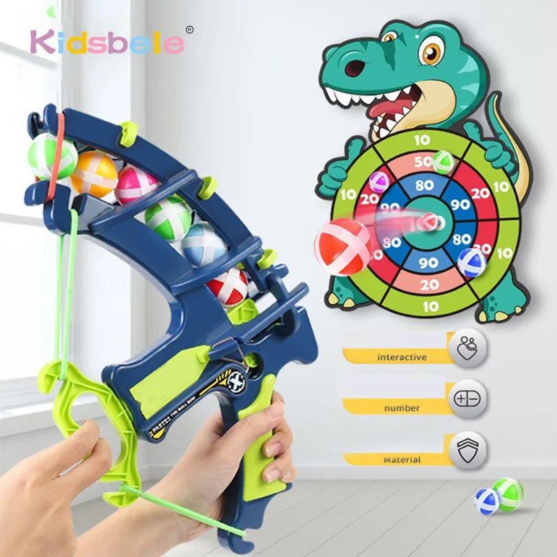 Kids Bow and Arrow Toy Set with Target Board – Safe Suction Cup Arrows, Indoor Outdoor Archery Game for Boys & Girls GlowCart