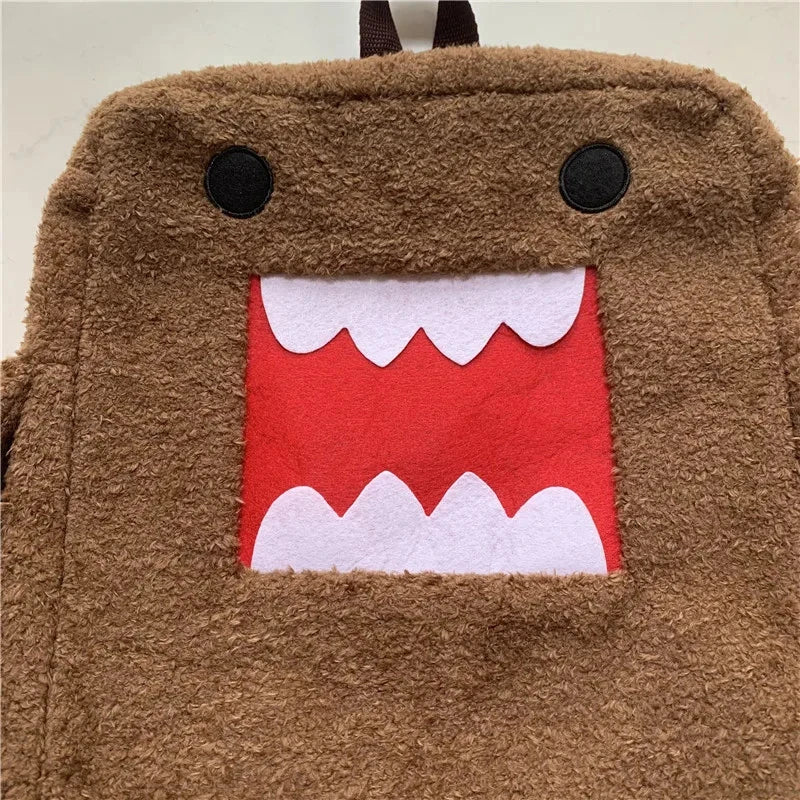 Domo Kun Plush Backpack for Kids Women Men Kawaii Cute Bags GlowCart