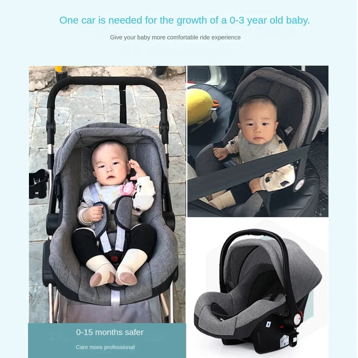 Baby Stroller ,Portable Baby Carriage,Fold Pram,Aluminum Frame High Landscape Stroller,for Newborn Baby trolley car seat GlowCart