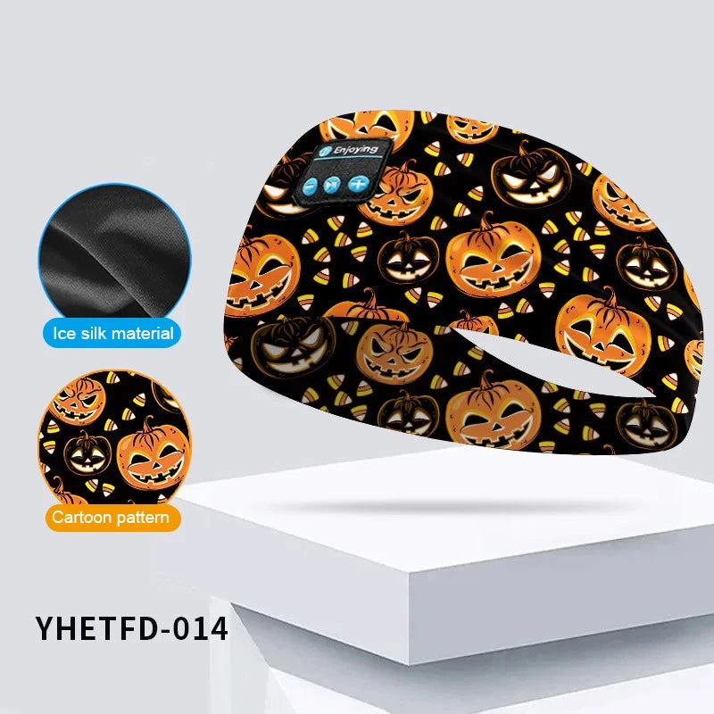 Kids Bluetooth Headphone Music Sport Headband Sleep Mask GlowCart