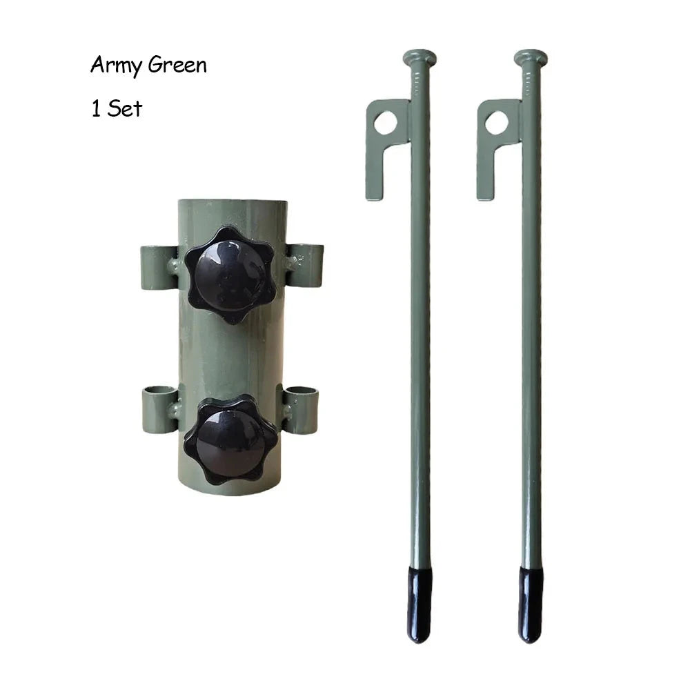 Outdoor Camping Canopy Pole Fixed Tube Adjustable Tent GlowCart