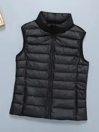 Ultra Light Slim Down Coat Women Autumn Stand Collar Thin GlowCart