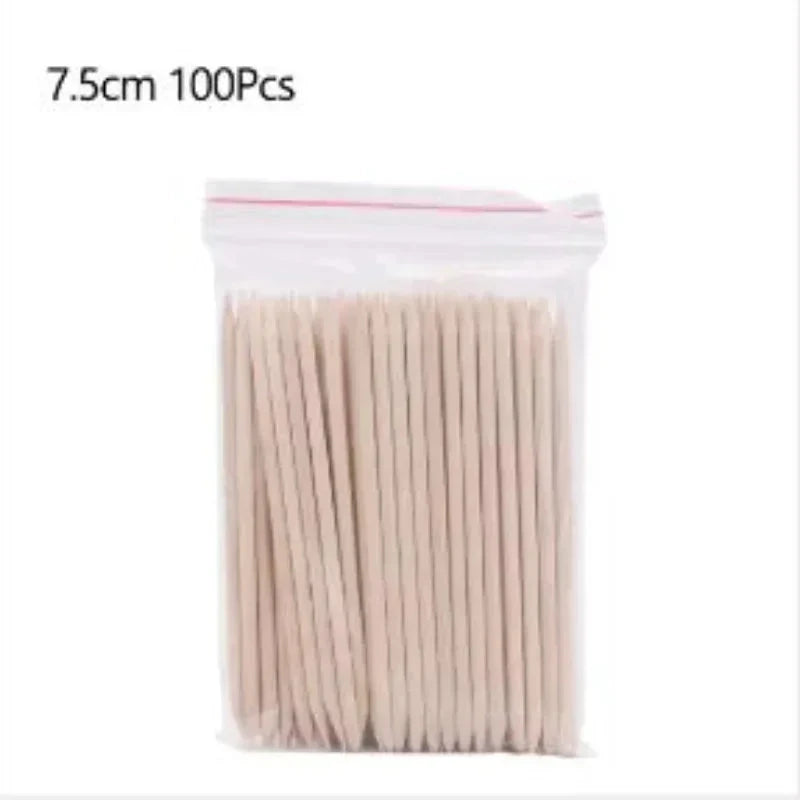 50/100/200PCS Disposable Wood Stick Beauty Spatulas Log Hair GlowCart