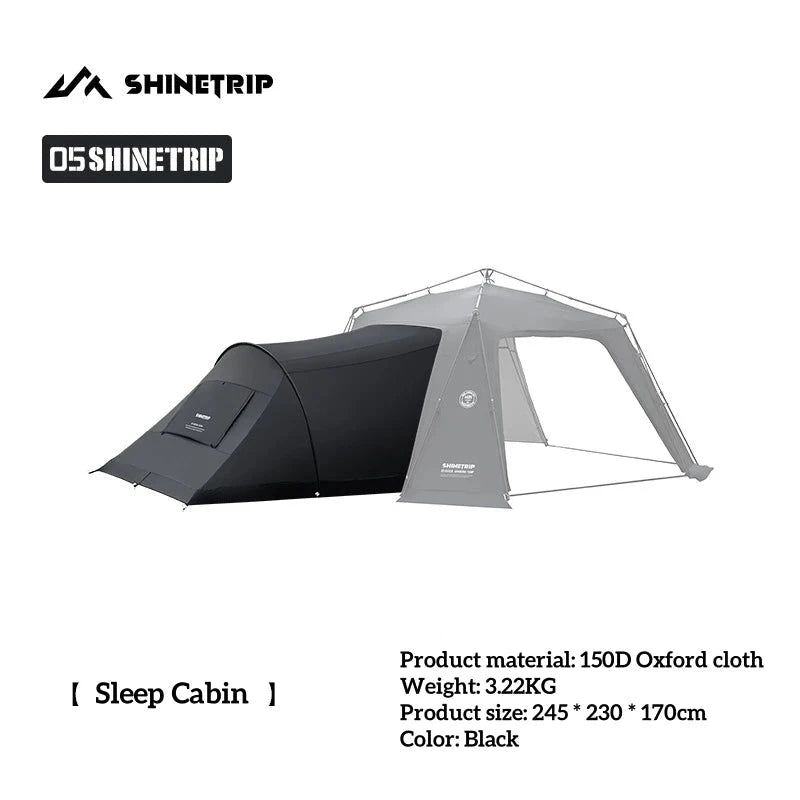 ShineTrip 05 Series Dome camping tent Quick Setup big tent GlowCart