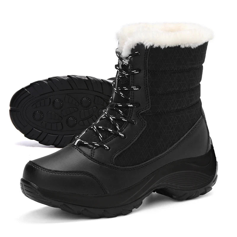 Snow Boots Women Platform Boots Non-slip Women Winter Shoes GlowCart