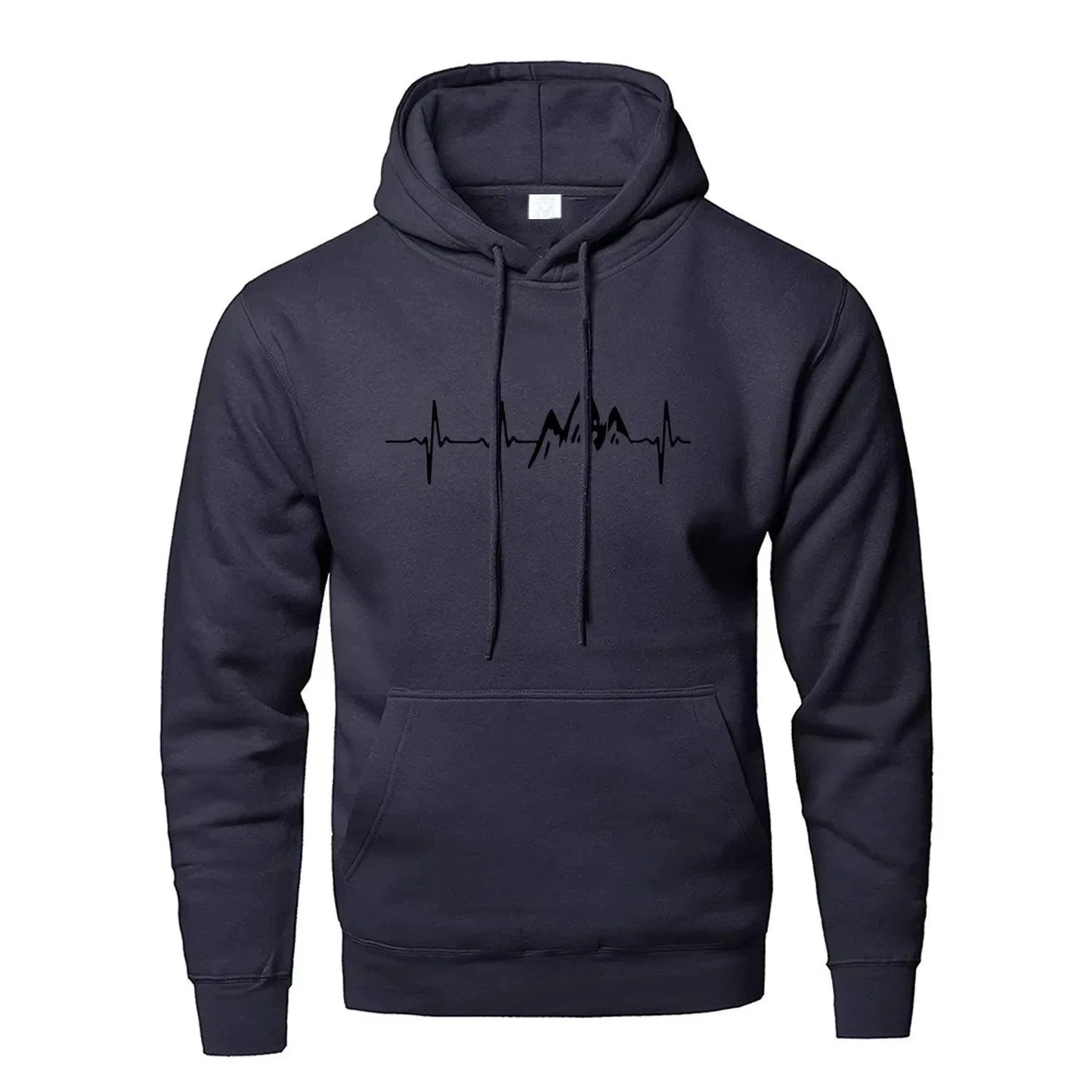 Mountain Heartbeat Hoodies teens Sweatshirt Autumn Long GlowCart