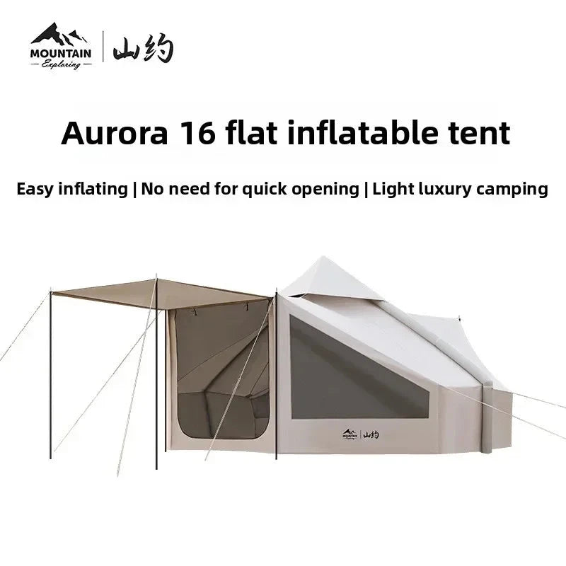 SHANYEU Thickened Portable Camping Aurora 16 Flat Fully GlowCart